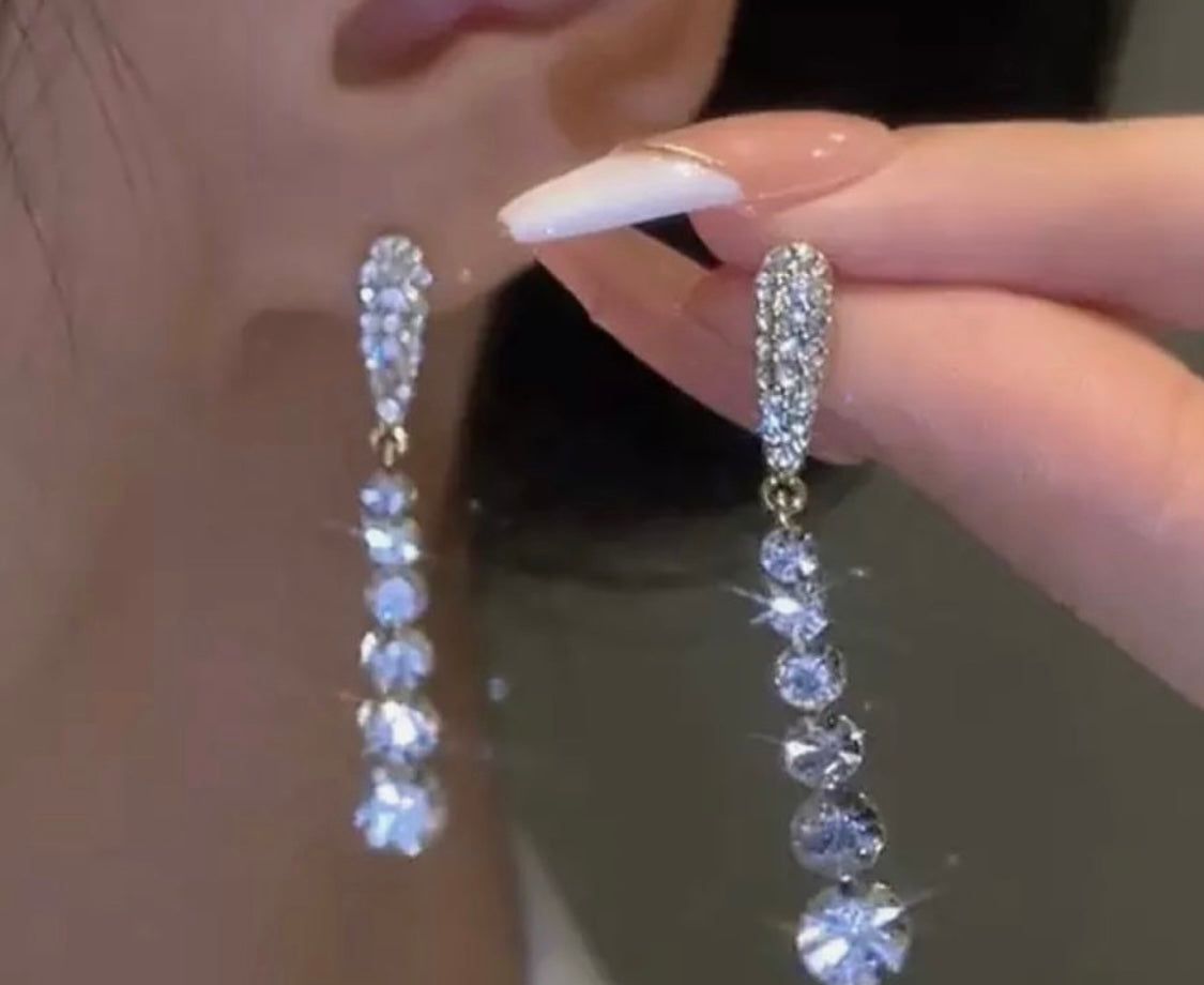 Sparkle fashion earrings