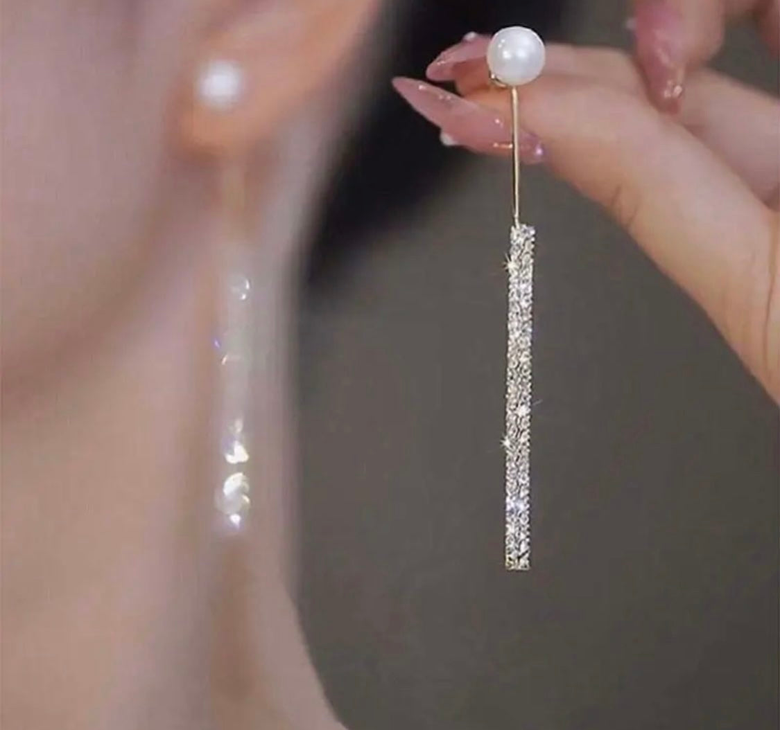 Pearl seduction earrings