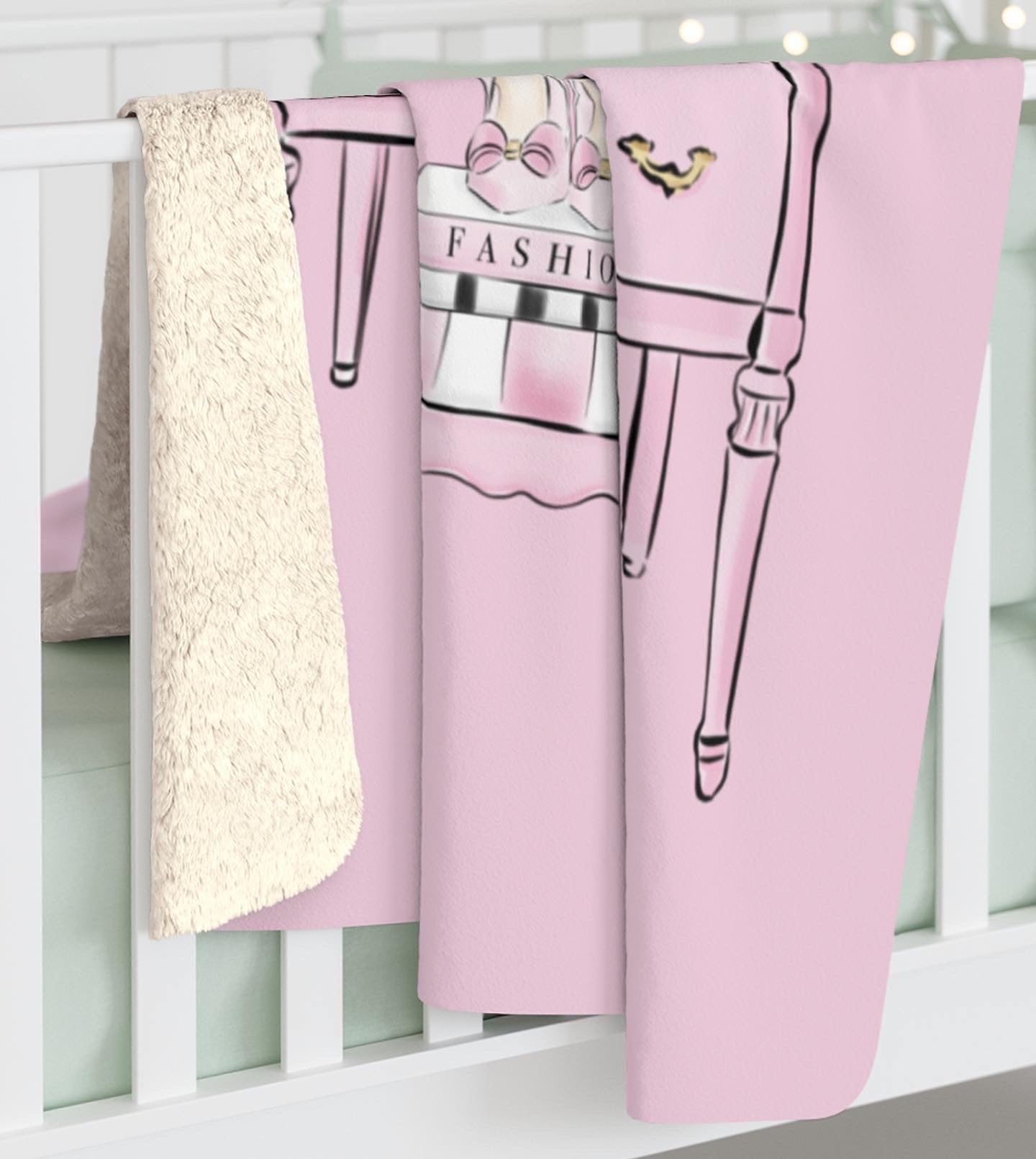 Vanity Sherpa Blanket