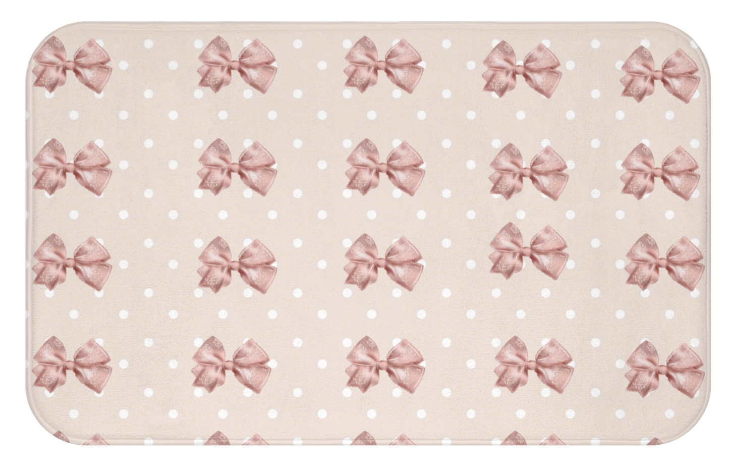 Sparkle Bow Bath Mat