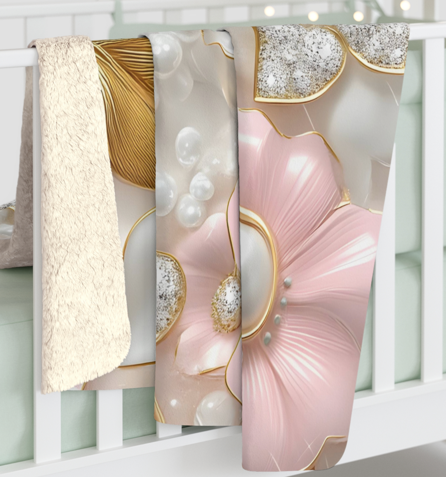 Blossom Sherpa Blanket