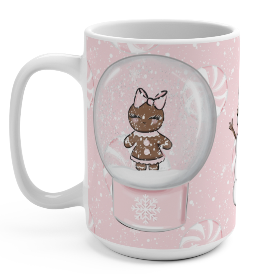 Snowglobe Gingerbread mug