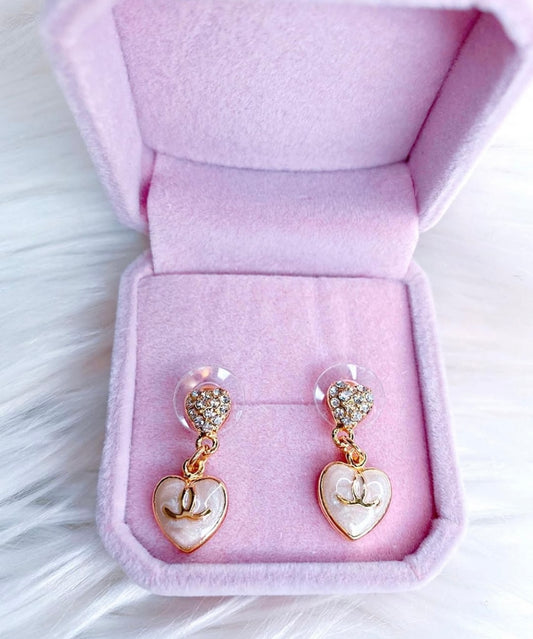 Heart of gold earrings