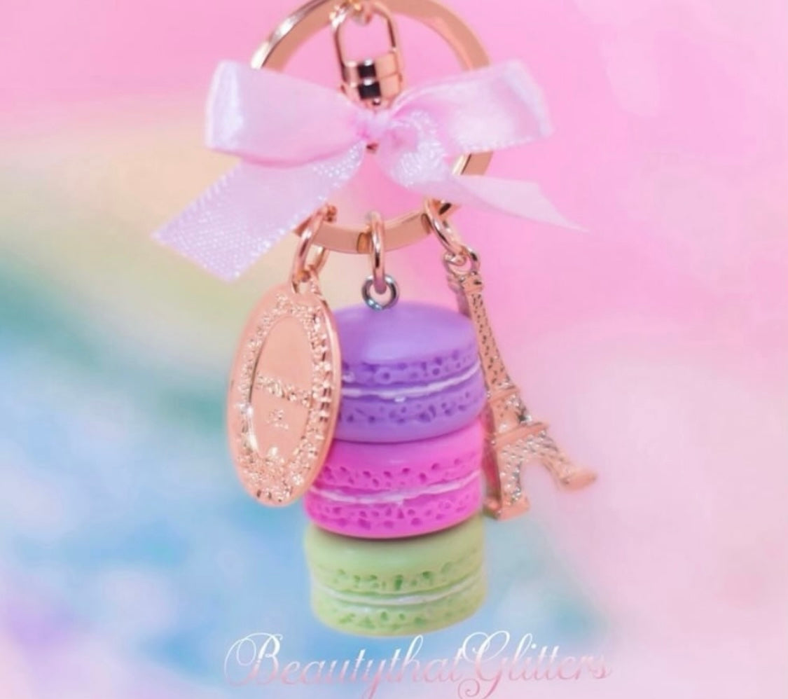 Macaroon bag charm