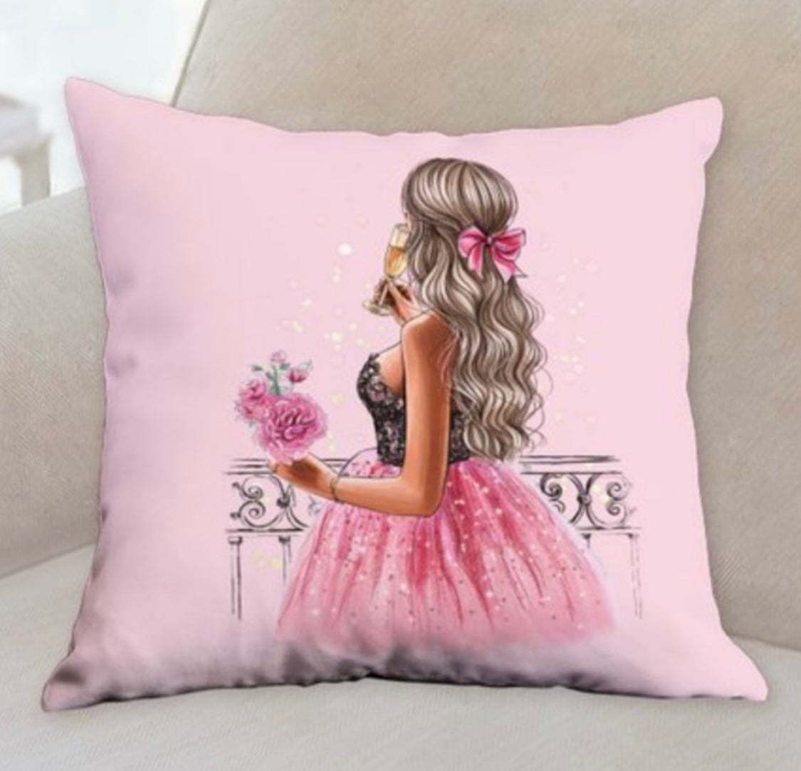 Paris Lady Pillow