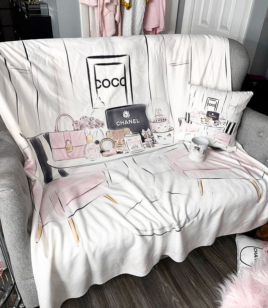 Classy and Fabulous Sherpa Blanket