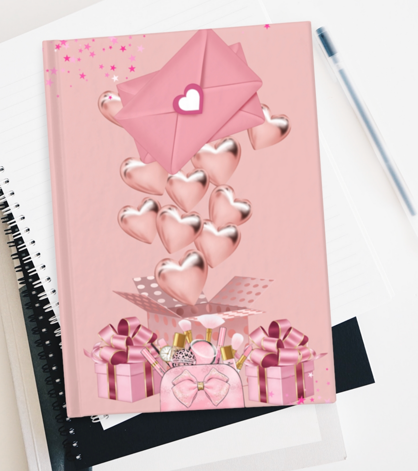 Hearts Notebook