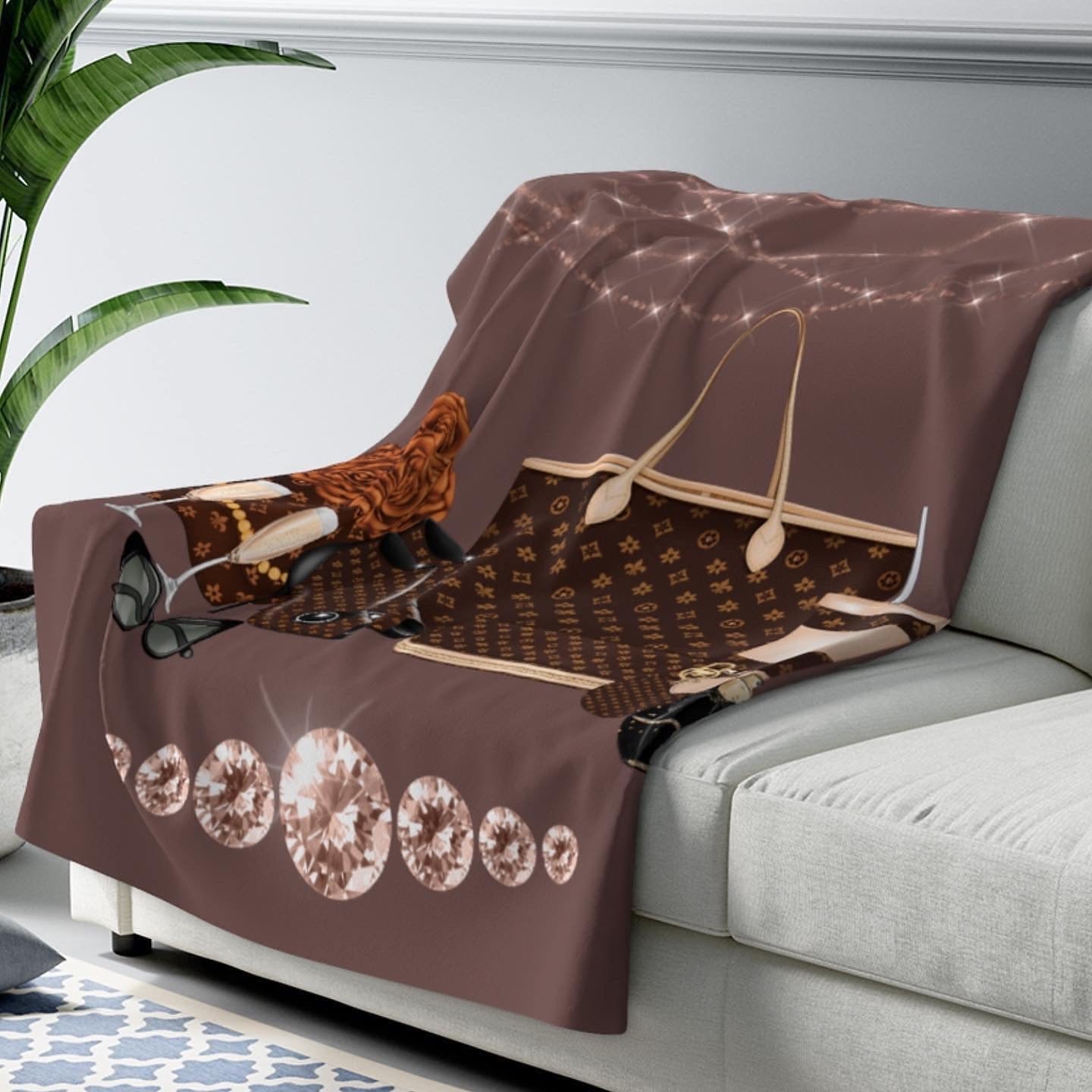 Brown Sherpa Blanket