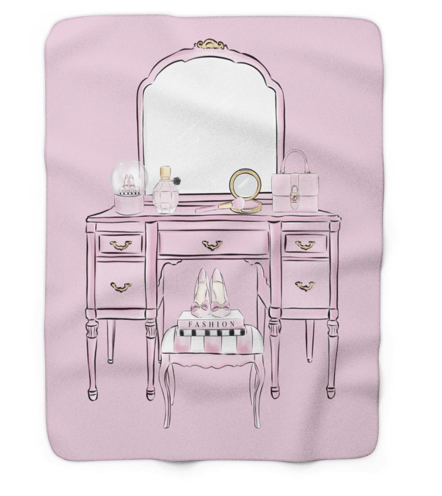 Vanity Sherpa Blanket