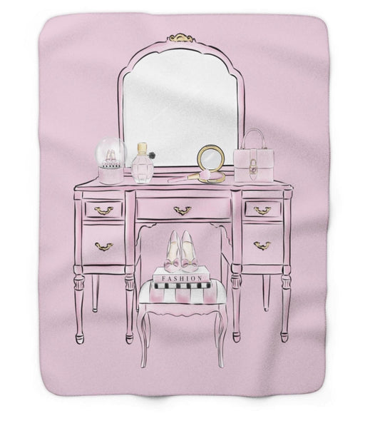 Vanity Sherpa Blanket