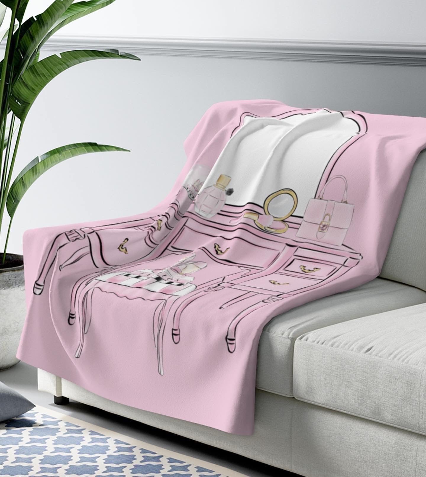 Vanity Sherpa Blanket