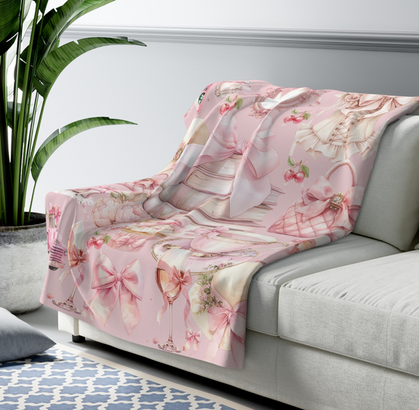 So Demure! Sherpa blanket