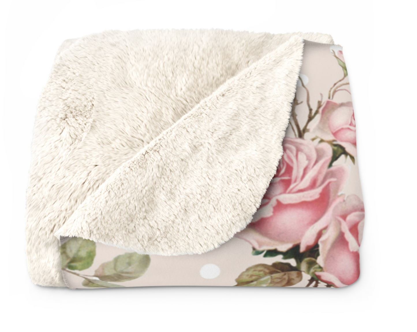 Love Rose Sherpa Blanket