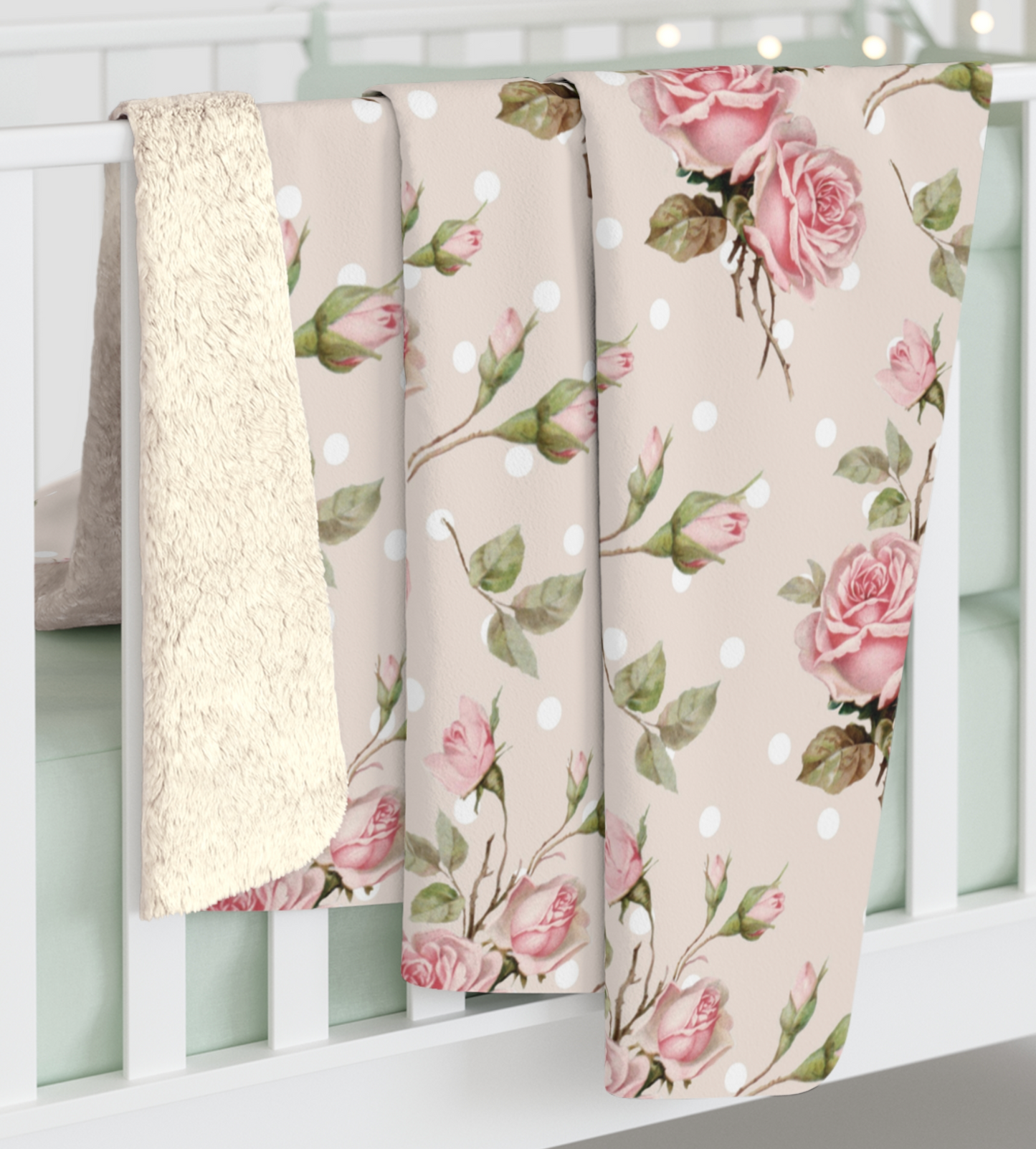 Love Rose Sherpa Blanket