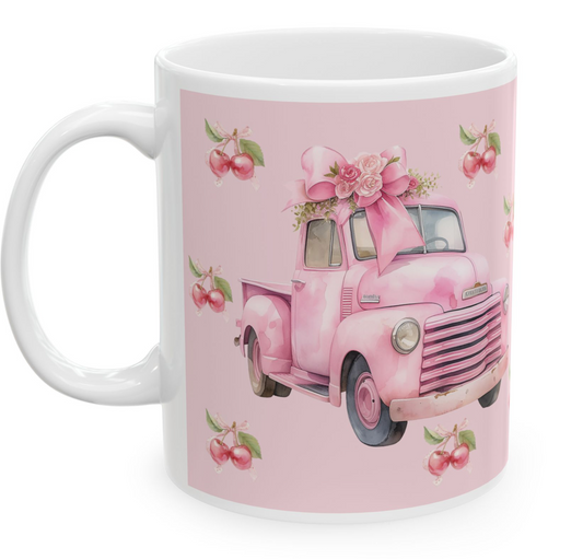 Pink Truck mug