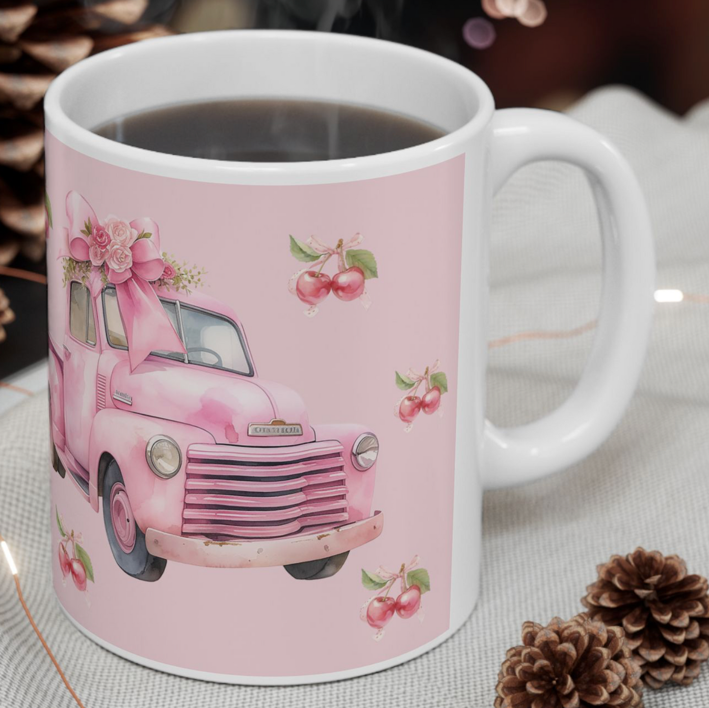 Pink Truck mug