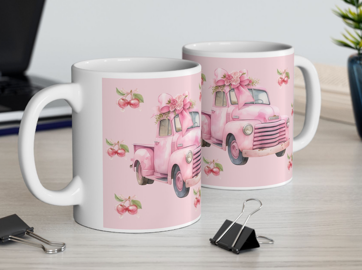 Pink Truck mug