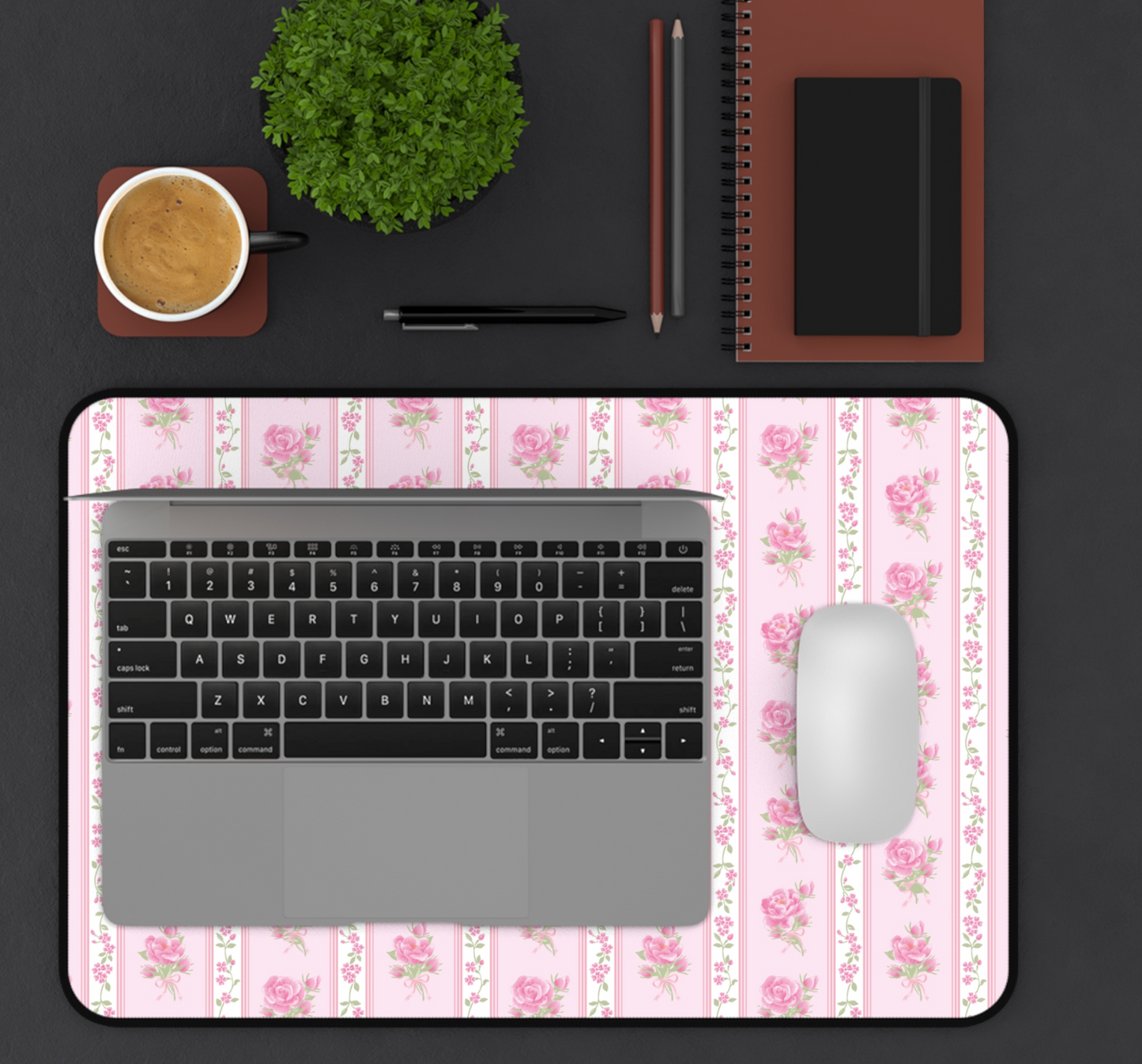 Rose Glam Desk Mat