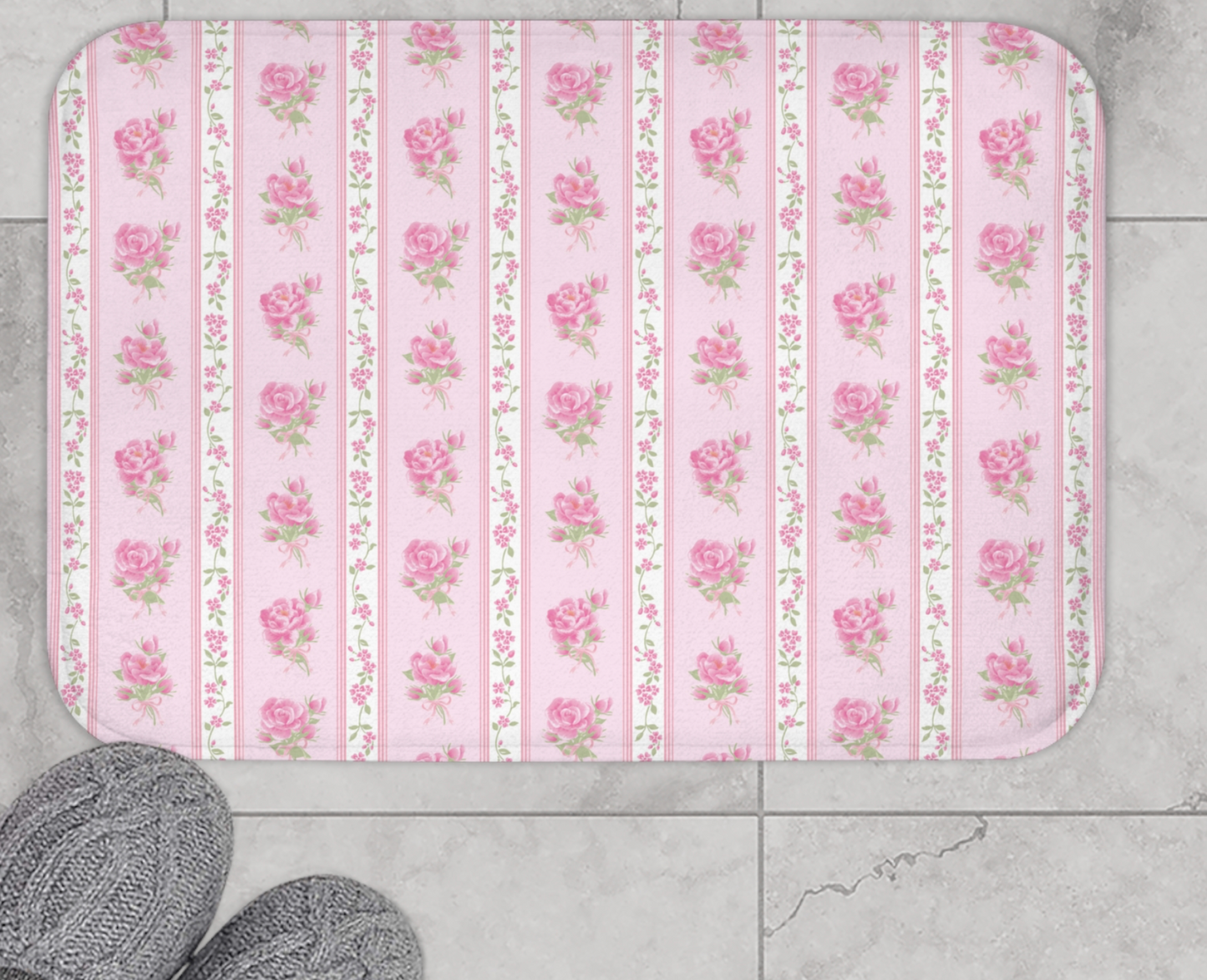 Rose Glam Bath Mat