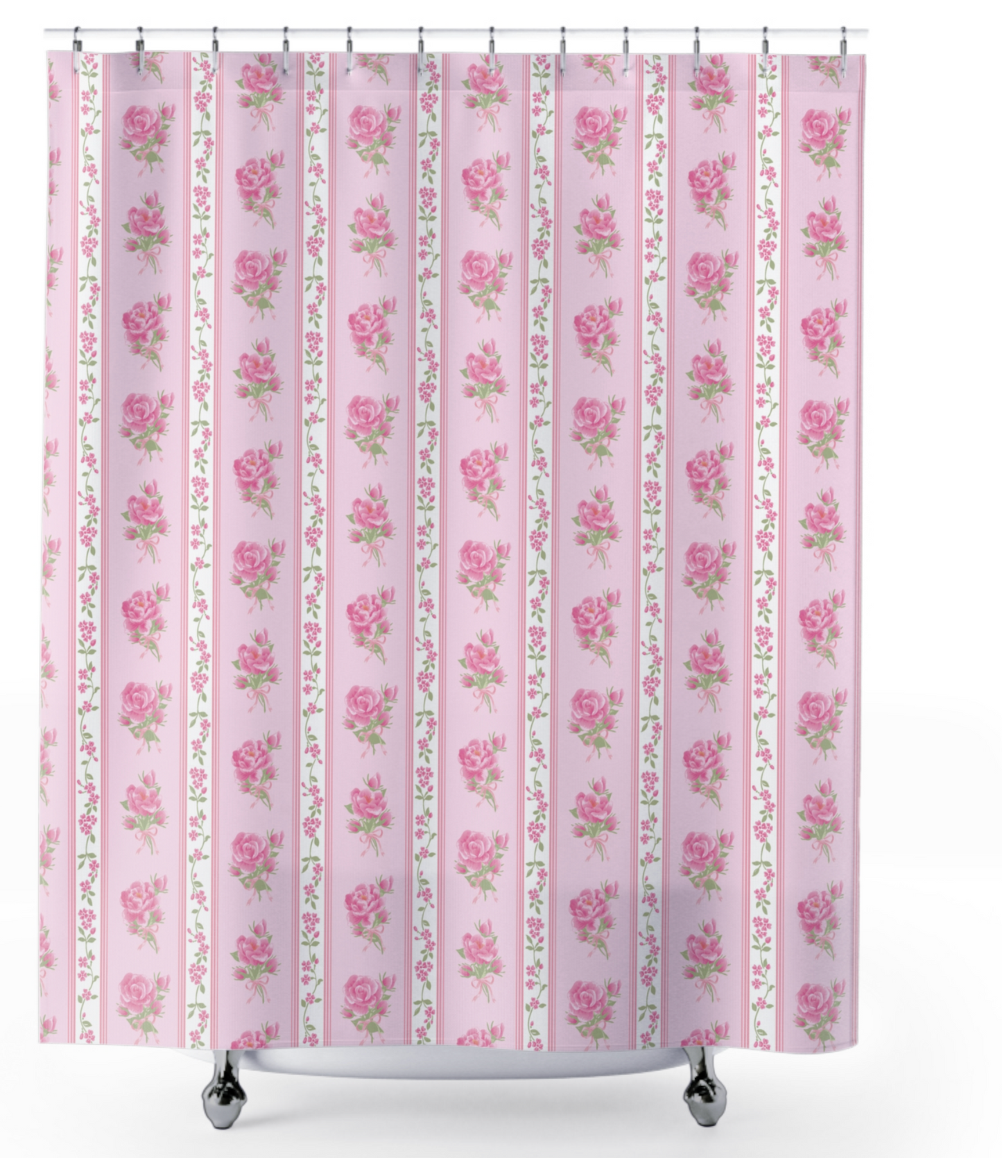 Rose Glam Shower Curtain