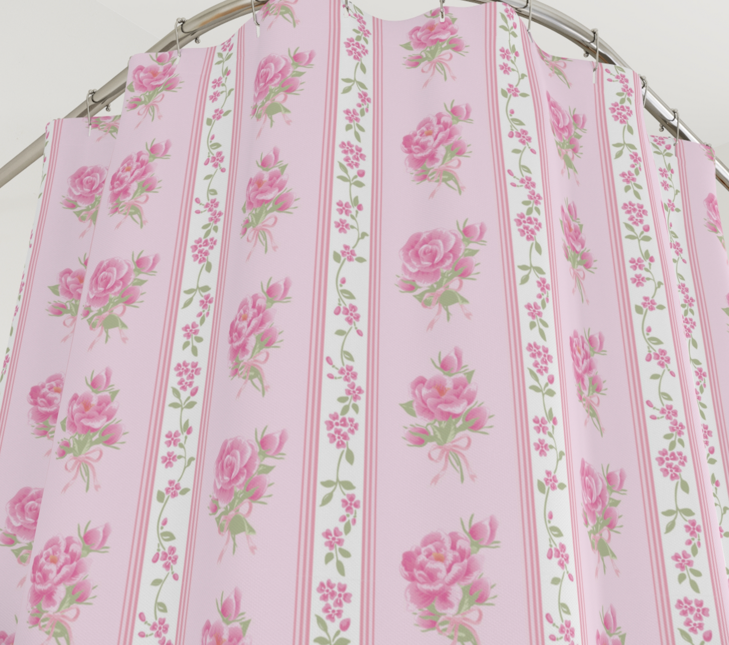 Rose Glam Shower Curtain