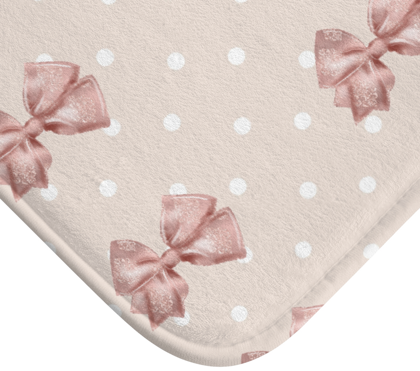 Sparkle Bow Bath Mat