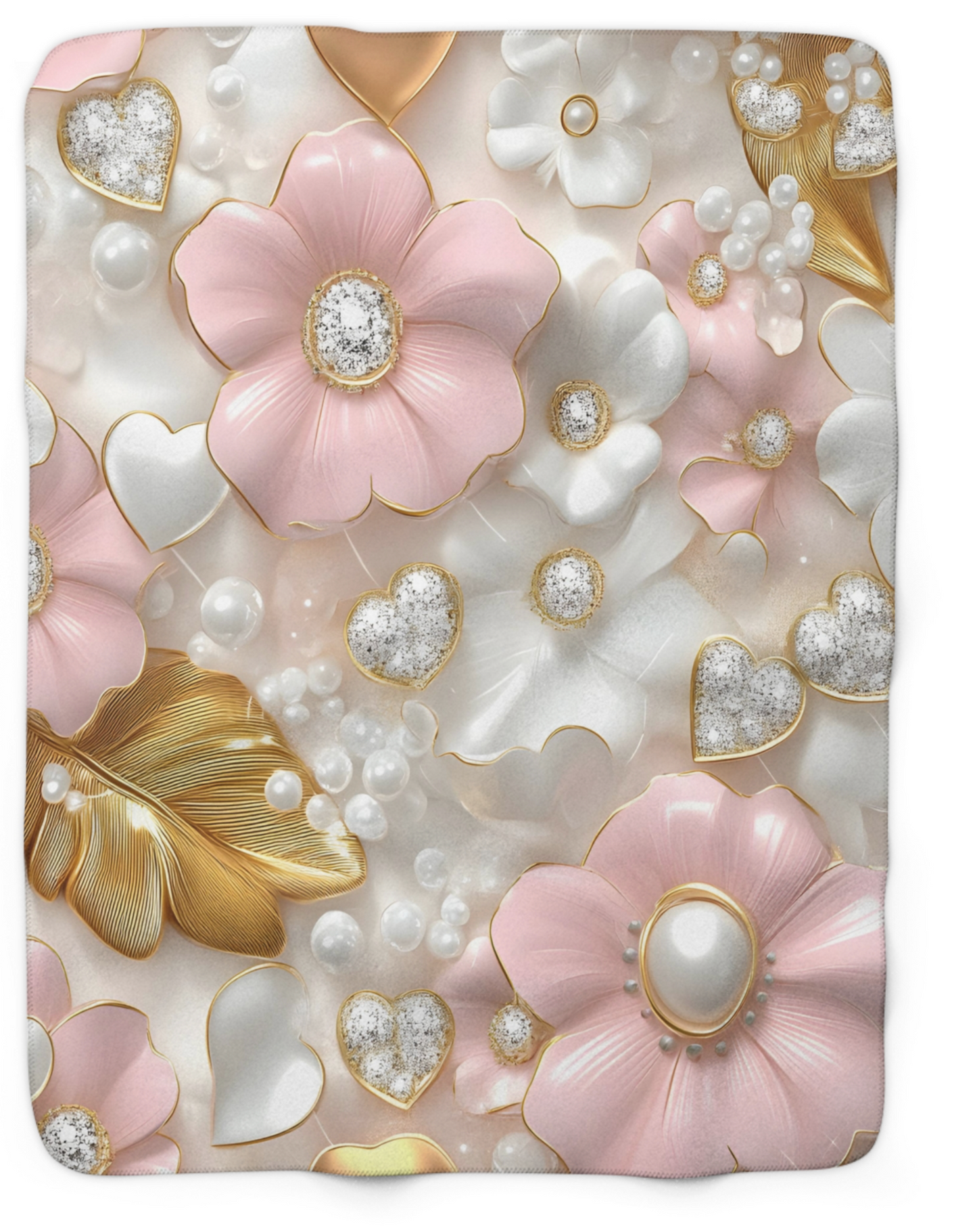 Blossom Sherpa Blanket