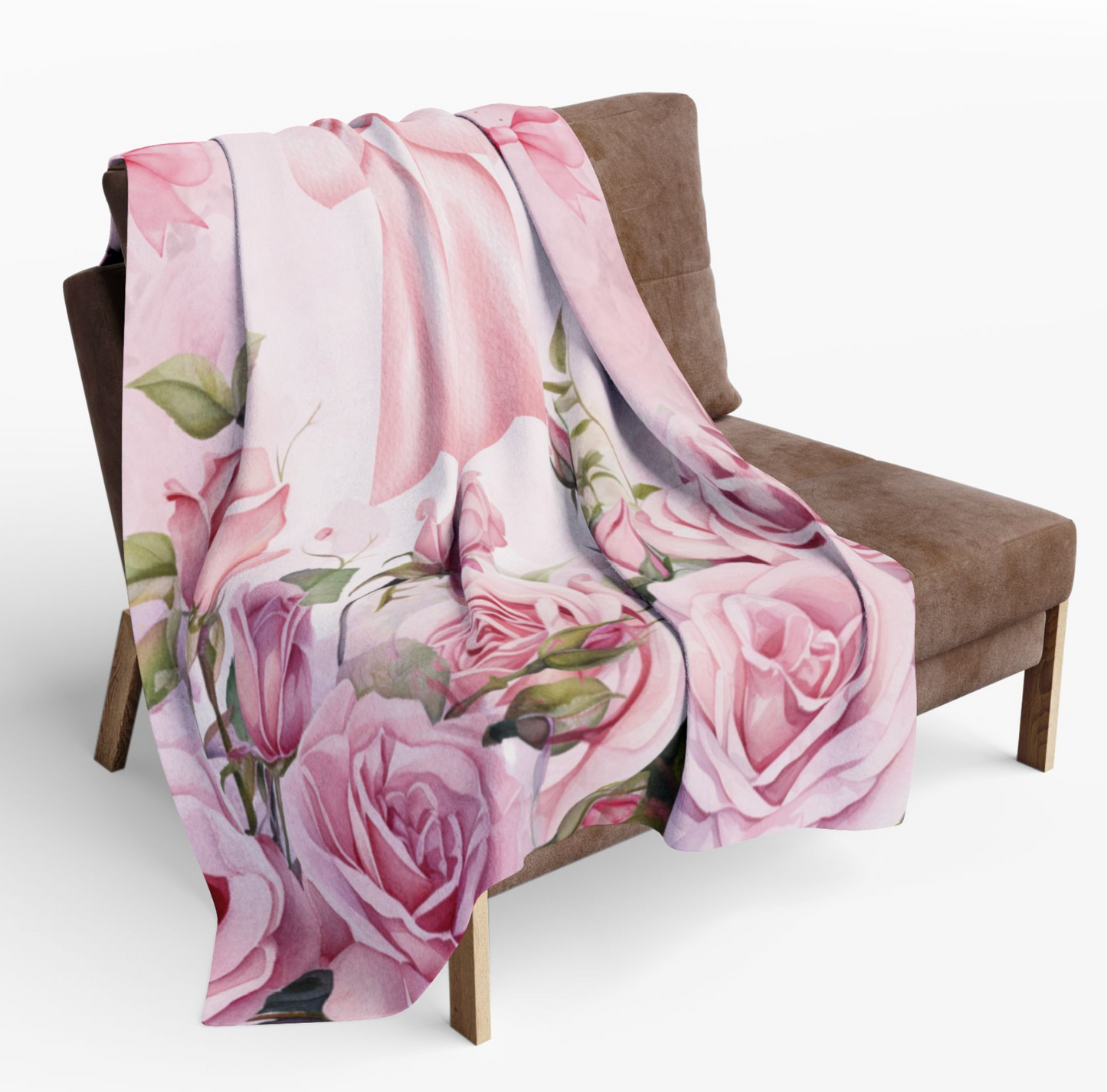 Pink Bow Fleece Blanket