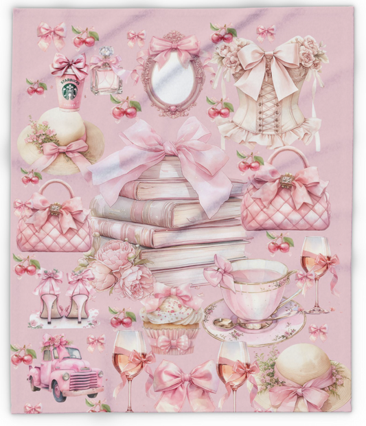 So Demure! Fleece Blanket