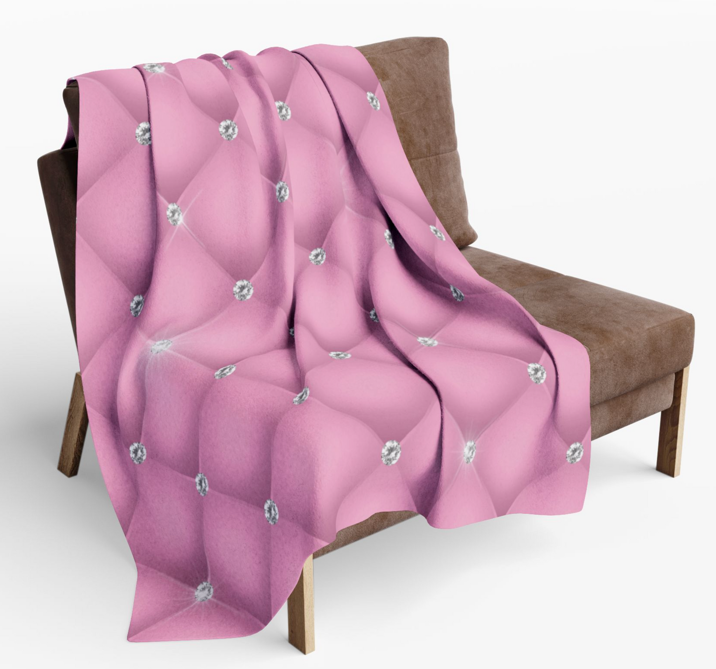 Pink Gem Fleece Blanket