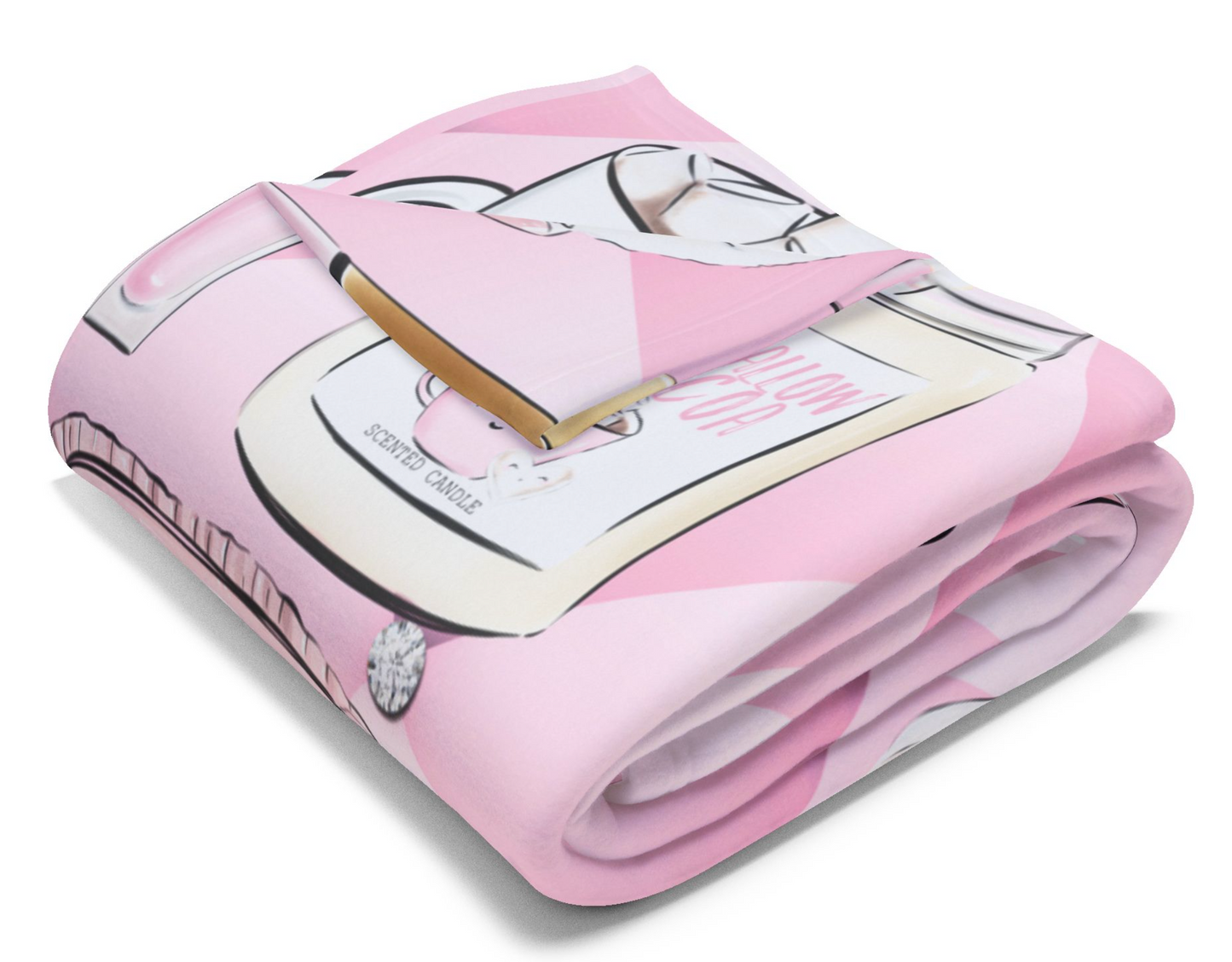 Snowflake Kisses Fleece Blanket