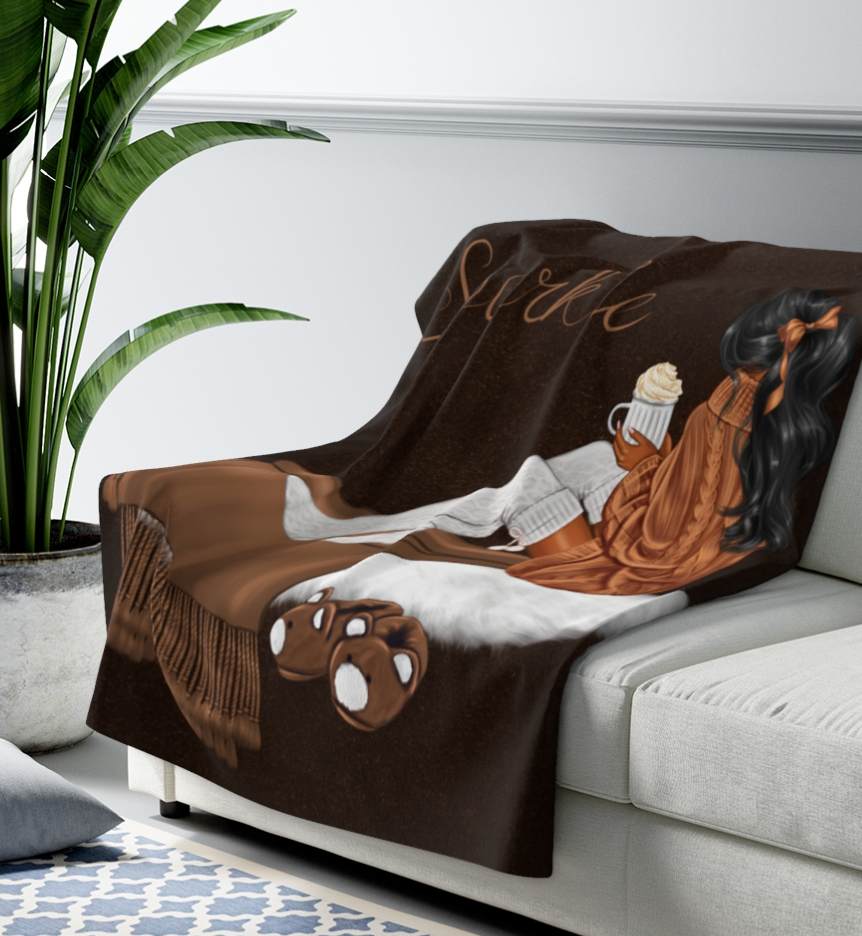 Cozy Sparkle Sherpa Blanket