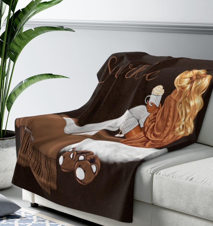 Cozy Sparkle Sherpa Blanket