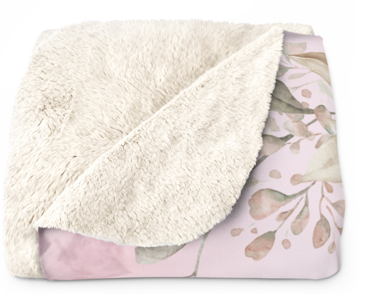 Pink Bow Sherpa Blanket