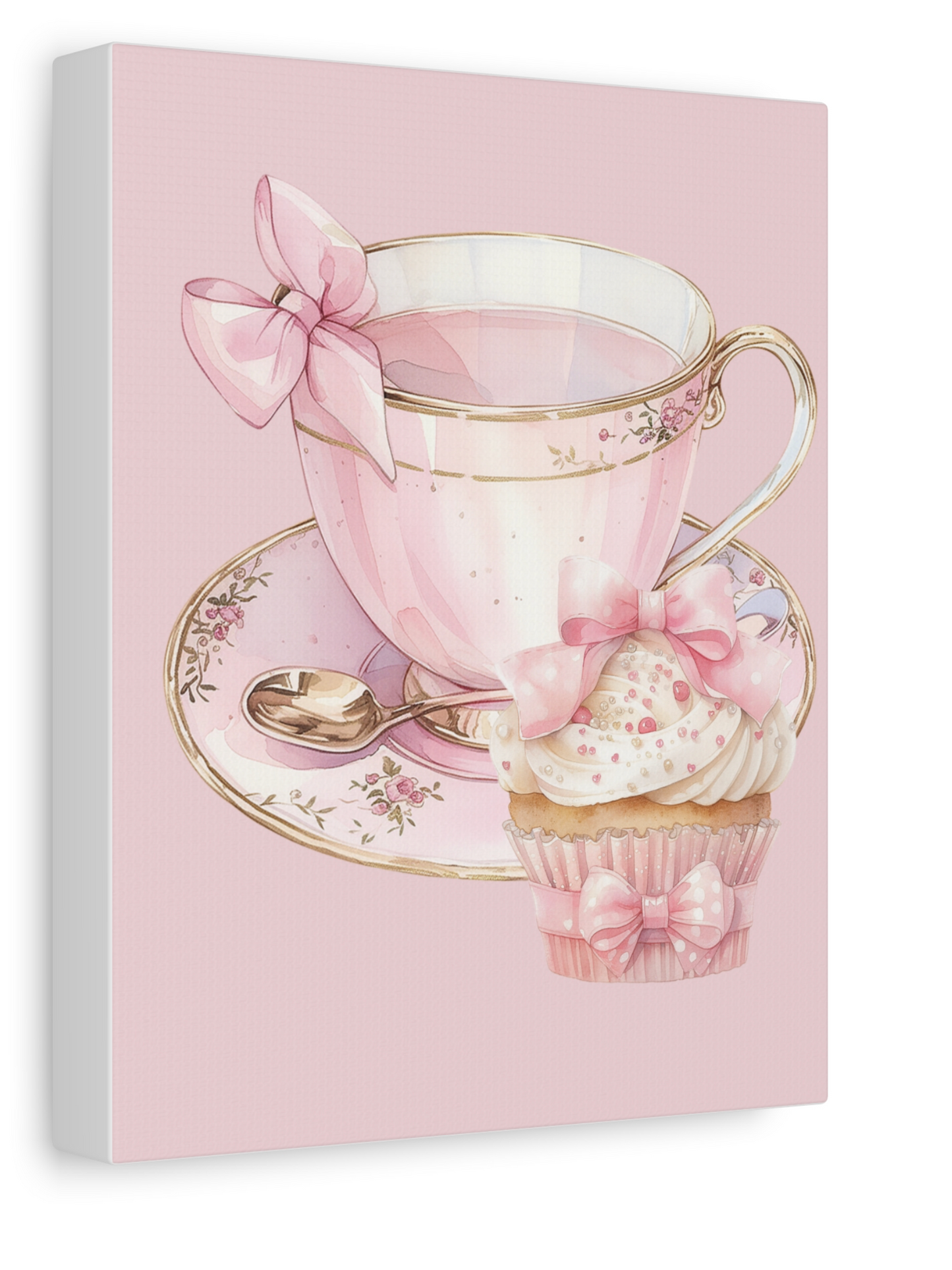 Vintage Pink Canvas Set